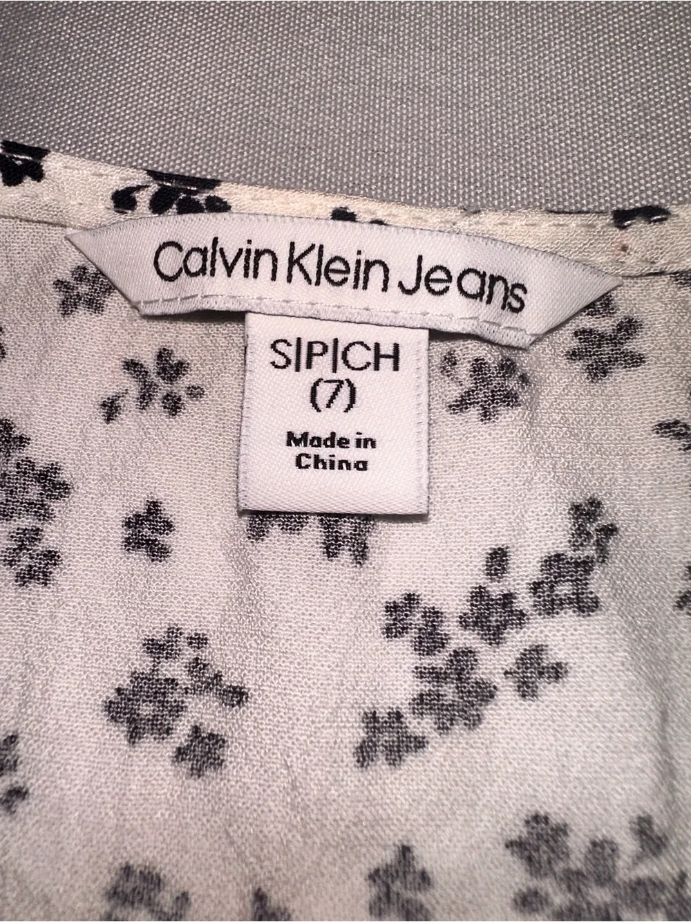 Calvin Klein Jeans Girl’s Floral Wrap Dress
